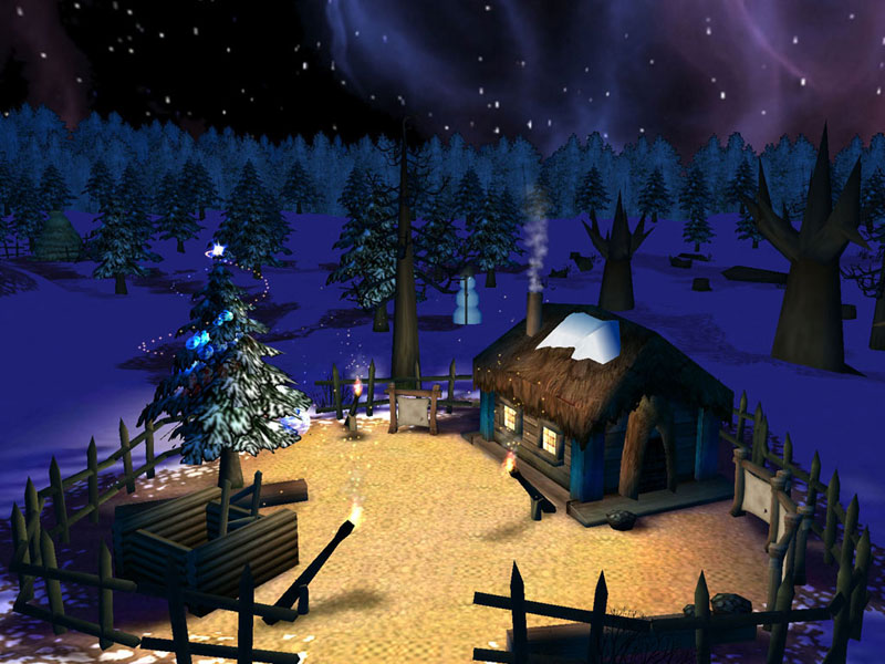 Click to view Fairy Christmas Day 3D Screensaver 1.0 screenshot
