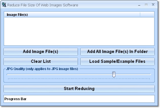 Click to view Reduce File Size Of Web Images Software 7.0 screenshot