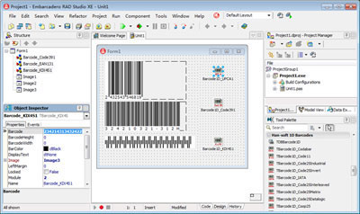 Click to view 1D Barcode VCL Components 4.0.1.1870 screenshot
