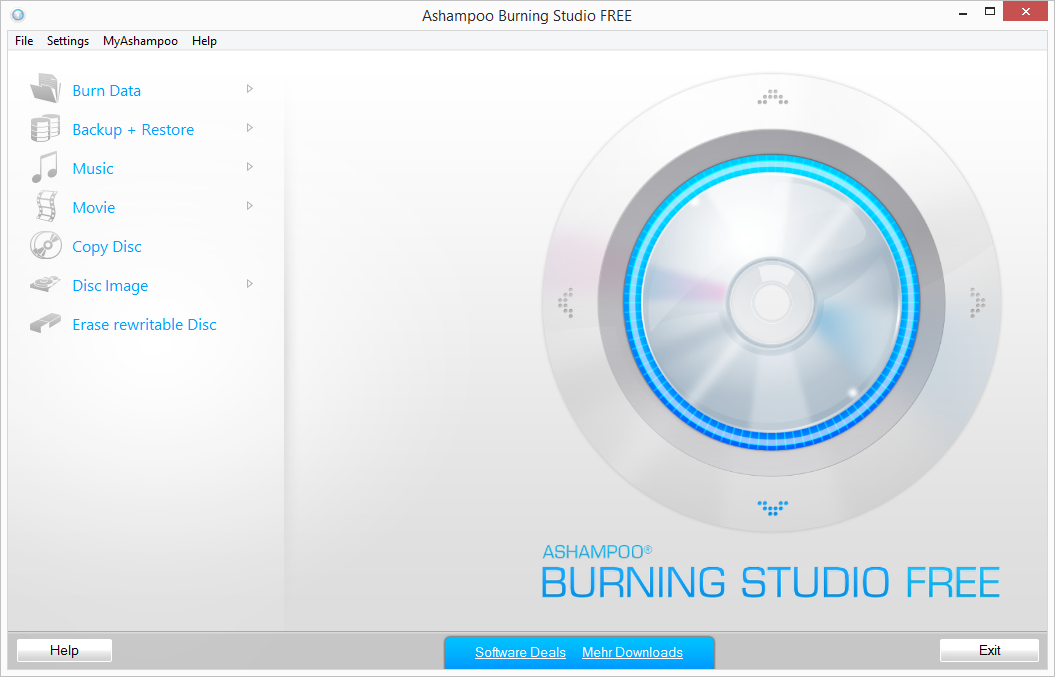 Click to view Ashampoo Burning Studio FREE 1.14.5 screenshot