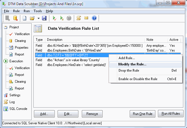 Click to view DTM Data Scrubber 1.15.00 screenshot