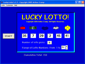 Click to view Lucky Lotto 2.0 screenshot