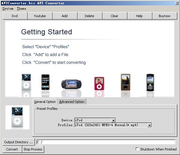 Click to view BestSoft AVI Converter 2.0.6 screenshot