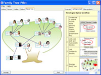 Click to view Family Tree Pilot 1.04 screenshot
