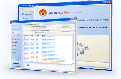Click to view Live Backup Now - Real-time Backup 5.0.0 screenshot