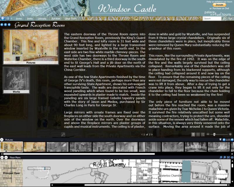Click to view Windsor Castle Virtual Tour 2.0 screenshot