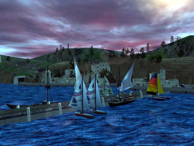 Click to view Advanced Seascape 3D Screensaver 1.0.3 screenshot