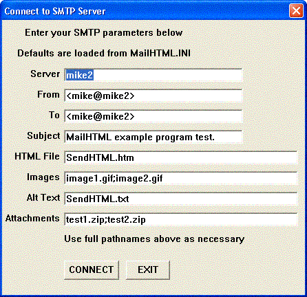 Click to view SMTP/POP3 Email Engine for PowerBASIC 7.2 screenshot