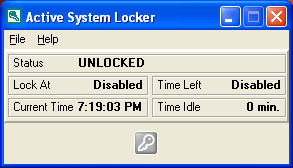 Click to view Active System Locker 3.2 screenshot