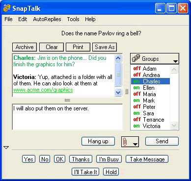 Click to view SnapTalk 5.1 screenshot