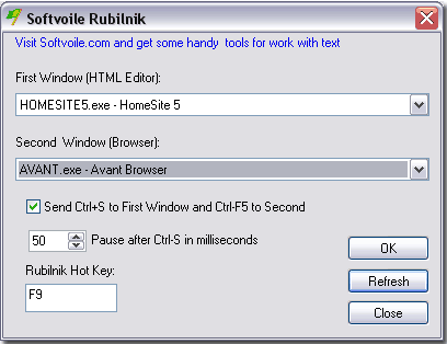 Click to view Softvoile Rubilnik 1.32 screenshot