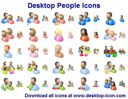 Click to view Desktop People Icons 2013.1 screenshot