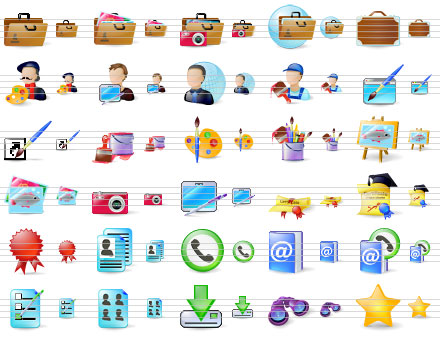 Click to view Large Portfolio Icons 2013.2 screenshot
