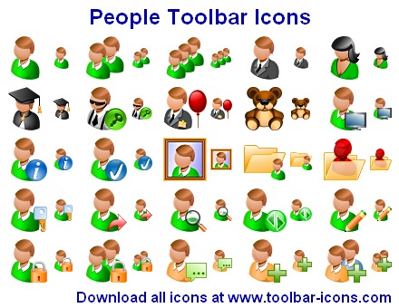 Click to view People Toolbar Icons 2013.1 screenshot