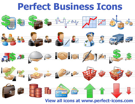 Click to view Perfect Business Icons 2013.2 screenshot