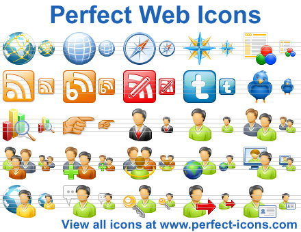 Click to view Perfect Web Icons 2012.1 screenshot