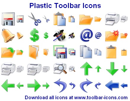 Click to view Plastic Toolbar Icons 2011.1 screenshot
