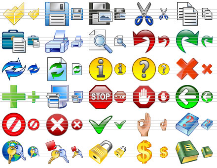 Click to view Toolbar Icon Set 2012.1 screenshot