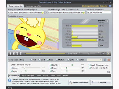 Click to view Eltima Flash Optimizer 2.0 screenshot