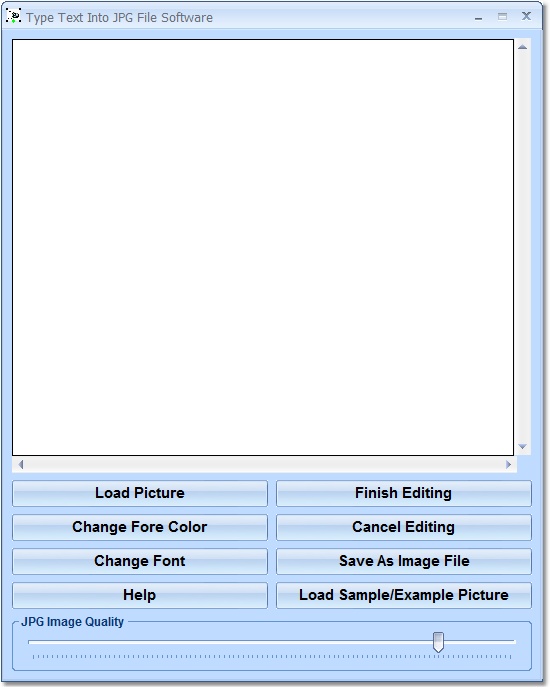 Click to view Type Text Into JPG File Software 7.0 screenshot