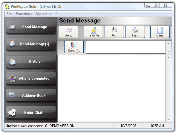 Click to view WinPopup Gold 6.02 screenshot