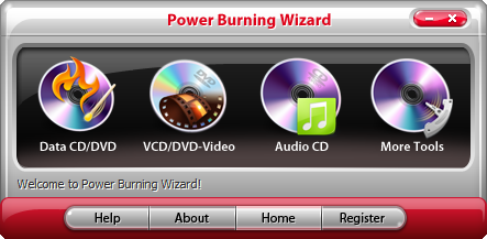 Click to view Power Burning Wizard 5.2.8 screenshot