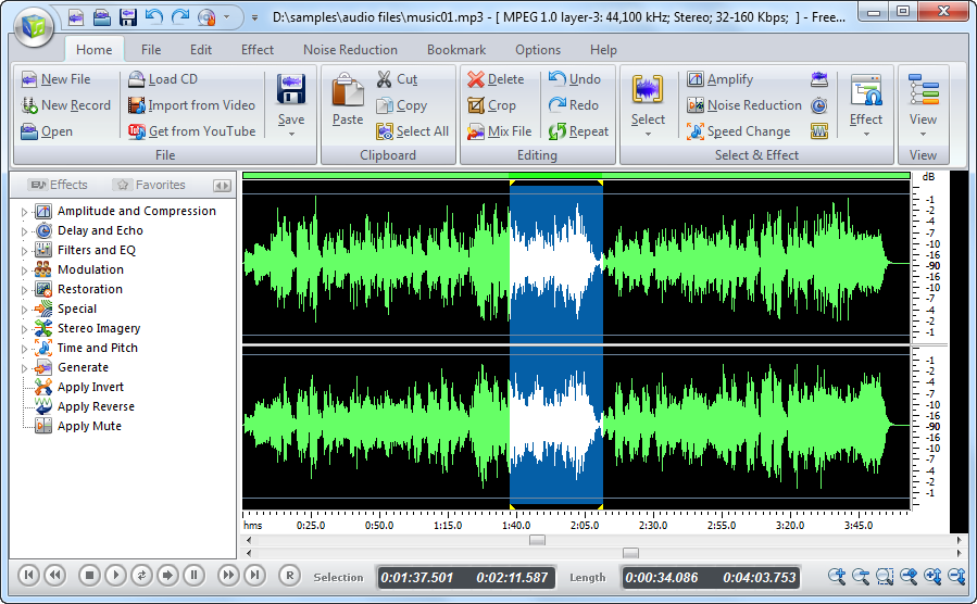 Click to view Free MP3 Editor Platinum 7.5.7 screenshot