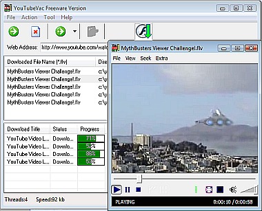 Click to view YouTubeVac 2.0 b38 screenshot
