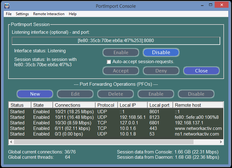 Click to view PortImport 2.0 screenshot