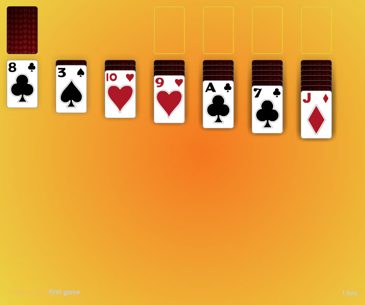 Click to view Three Card Three Pass Klondike Solitaire 1.0 screenshot