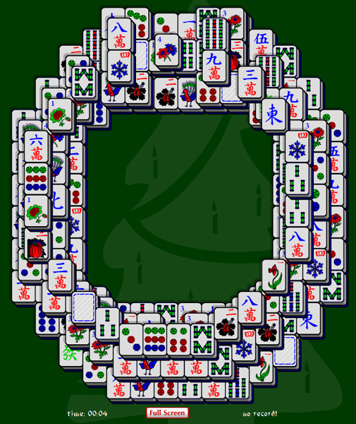 Click to view Christmas Wreath Mahjong Solitaire 1.0 screenshot