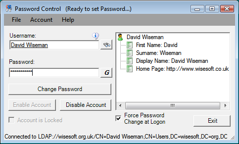 Click to view Password Control 2.4 screenshot