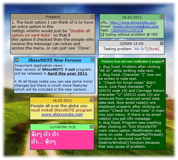 Click to view ShixxNOTE 6.net screenshot