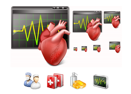 Click to view Vista Medical Icons 1.0 screenshot
