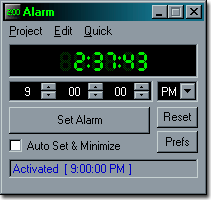 Click to view Alarm 2.0.7 screenshot