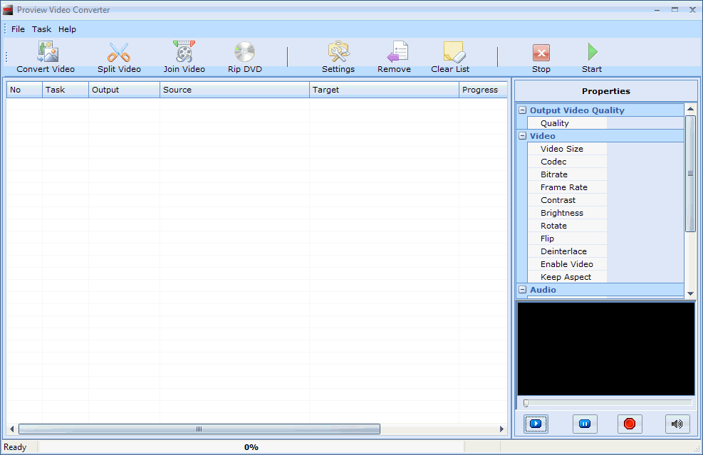 Click to view Proview Video Converter 5.2 screenshot