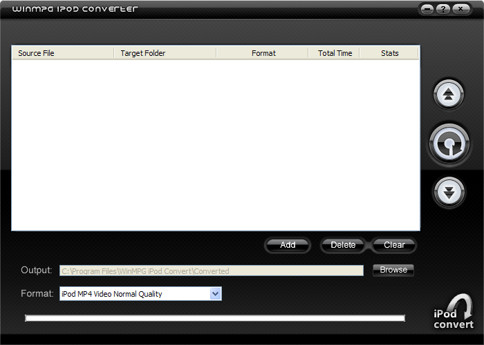 Click to view WinMPG iPod Convert 3.0 screenshot