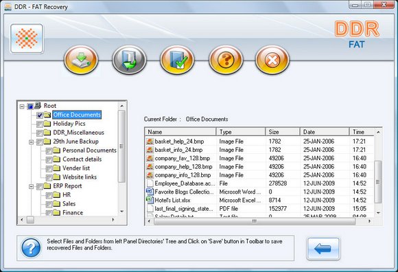 Click to view Recover Files Partition 4.0.1.6 screenshot