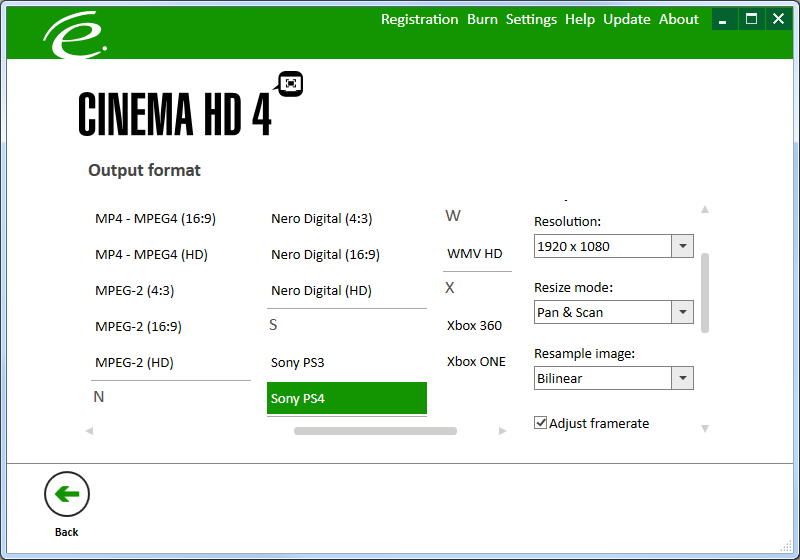 Click to view Engelmann Media Cinema HD 4 screenshot