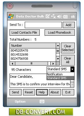 Click to view Text Messaging Software For Pocket PC 4.0.1.6 screenshot