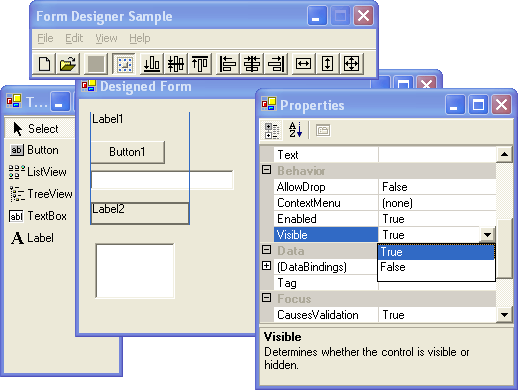 Click to view Form Designer .Net 2.80 screenshot