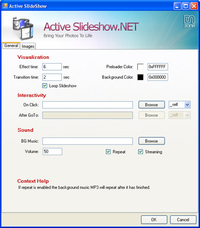 Screenshot for Advanced Active Slideshow.NET for Visual Studio 1.2