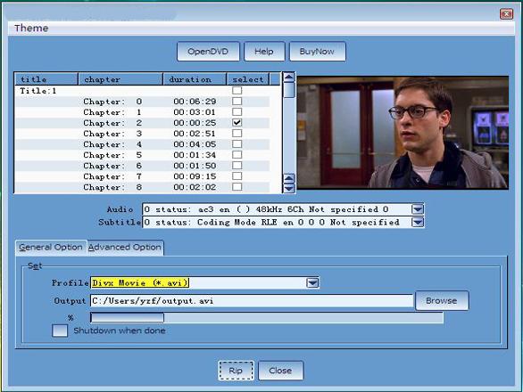 Click to view CheapestSoft Fast DVD Ripper 3.0.10 screenshot