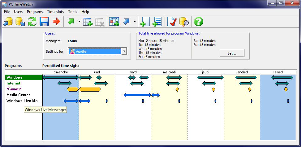 Click to view PC TimeWatch 1.9.0.0 screenshot