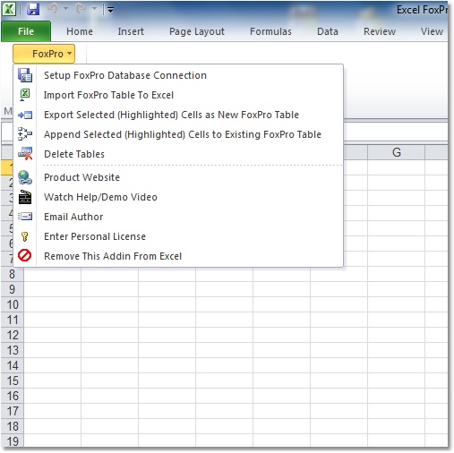 Click to view Excel FoxPro Import, ../36231/Export__amp.css; Convert Software 7.0 screenshot