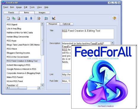 Click to view FeedForAll 2.0.4.0 screenshot