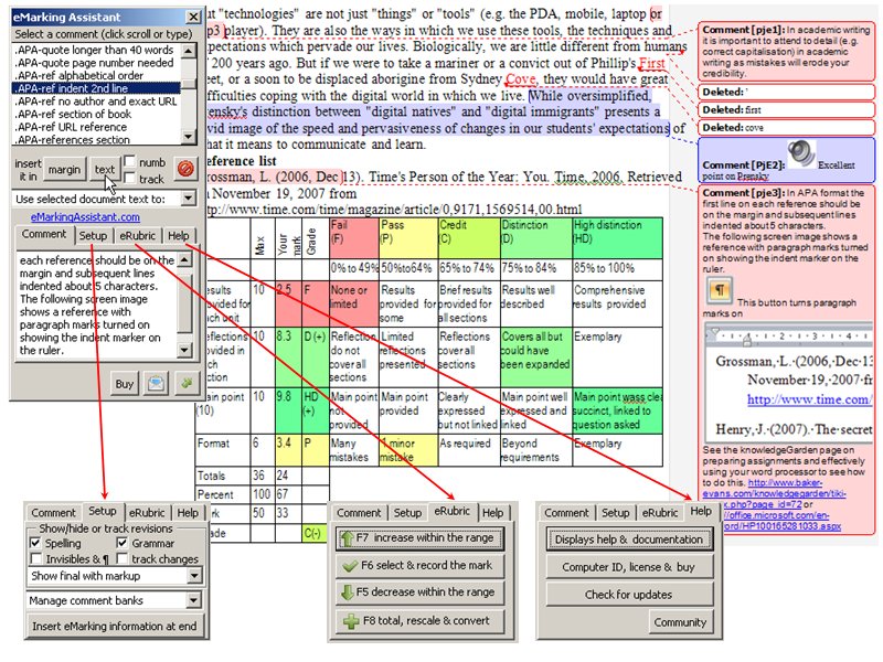 Click to view eMarking Assistant 1.74 screenshot