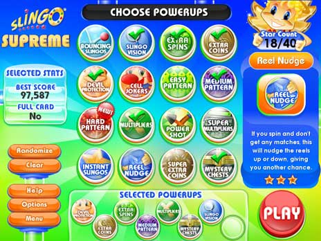 Click to view Slingo Supreme Free game download 1.0.2 screenshot
