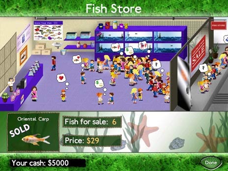 Click to view Fish Tycoon Game 2.0.1 screenshot
