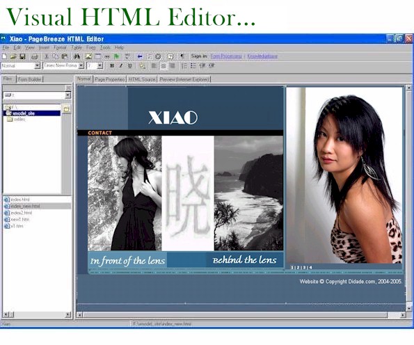 Click to view PageBreeze Free HTML Editor 5.0a.1 screenshot